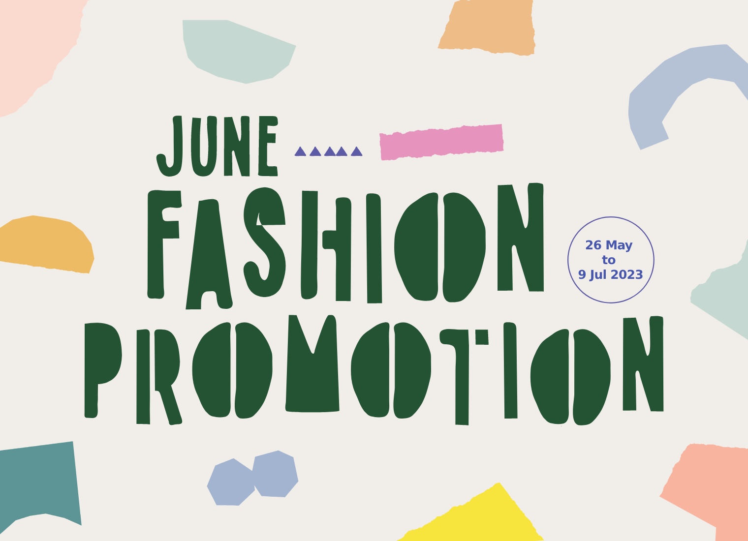 June Fashion Promotion 2023